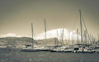 haven jachten valse baai simons stad kaapstad zuid-afrika. foto