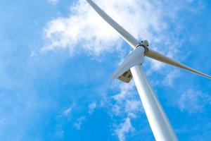 windturbine voor het opwekken van elektriciteit foto