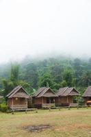 hutten in het bos in Thailand foto