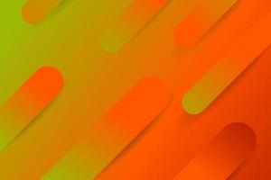 groene en oranje geometrische abstracte achtergrond foto