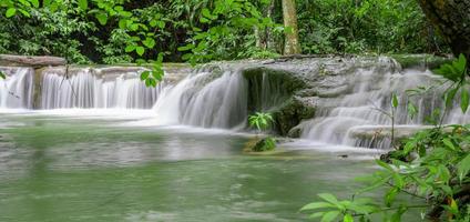 watervallen in Thailand foto