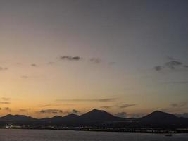 lanazoote eiland in Spanje foto