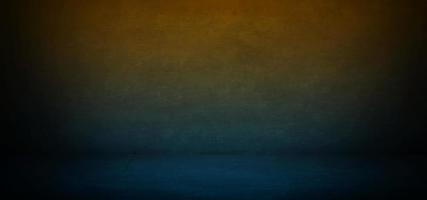 donkerblauwe gemengde oranje horizontale studioachtergrond