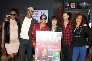 los engelen, dec 4 - ciarra voerman, rico ros, vivica een vos, jackee harry, Jason Shane schot, galyn gorg Bij de een man voor Kerstmis gips en bemanning screening Bij laemmle stad- centrum 5 Aan december 4, 2016 in encin, ca foto