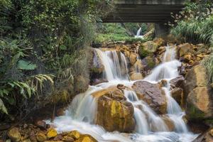 gouden waterval in jinguashi, Taiwan foto