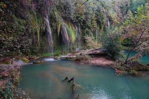 kursunlu waterval in antalya, turkiye foto