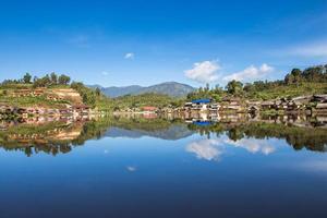 verbod rak Thais dorp in meehongson, Thailand. foto