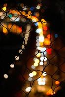 bokeh straatverlichting foto