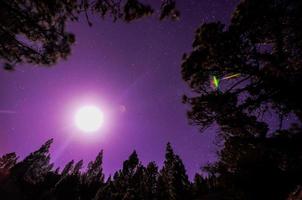 sterrenhemel lucht Bij nacht foto