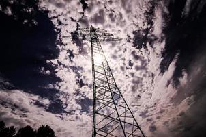 hoog elektrisch pyloon foto