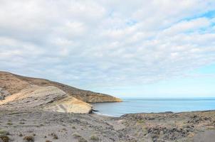 visie van de kust foto