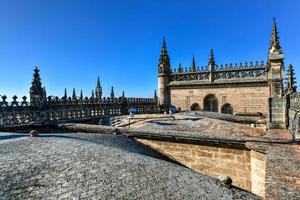 kathedraal van st. Maria van de zien van sevilla, ook bekend net zo de kathedraal van Sevilla in Spanje. foto