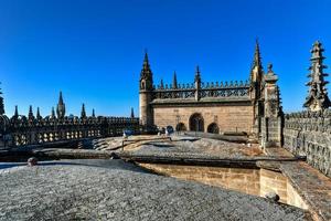 kathedraal van st. Maria van de zien van sevilla, ook bekend net zo de kathedraal van Sevilla in Spanje. foto