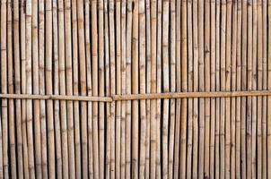 bamboe hek voor achtergrond foto