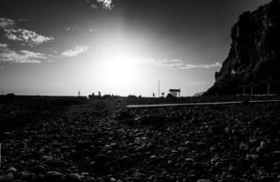 2022 08 22 Madeira zonsondergang Bij de strand foto