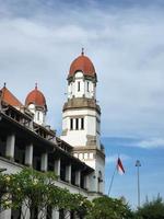 historisch gebouw lawang naaien in de stad van semarang, Indonesië foto