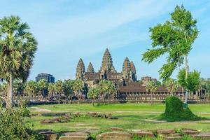oude tempel in angkor wat, siem reap, cambodja