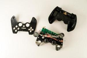 gebroken spel controllers foto