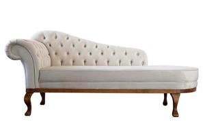 5836 beige sofa geïsoleerd Aan een transparant achtergrond foto