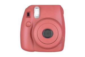 1109 roze camera geïsoleerd Aan een transparant achtergrond foto