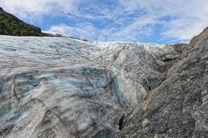 Alaska mendenhall gletsjer visie foto