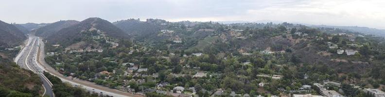 los angeles visie van getty centrum foto