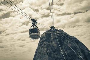 suikerbroodberg pao de acucar panorama rio de janeiro brazilië. foto