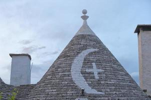 alberobello Italië daken foto