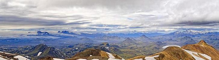 IJsland landmannalaugar - posmork trekking foto