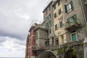 riomaggiore cinque terre pittoresk dorp foto