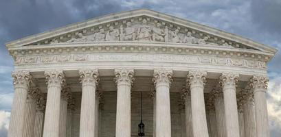 opperste rechtbank gebouw in Washington dc detail foto