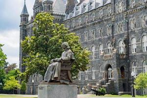 Georgetown Universiteit in Washington dc Aan zonnig dag foto