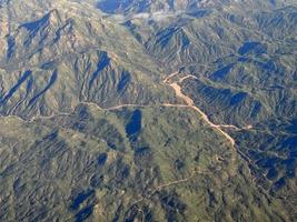 Sierra van baja Californië sur Mexico antenne visie foto