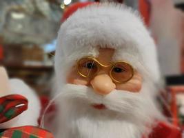 de kerstman claus Kerstmis decoratie figuur gezicht detail foto