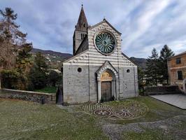 fieschi kerk basiliek in lavagna foto