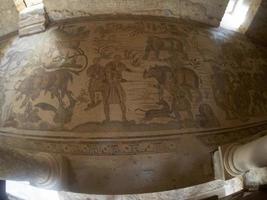 oude Romeins mozaïek- van villa del casa, Sicilië foto
