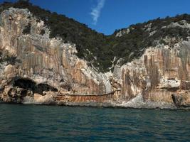 zee runderen grotten grot del bue marino cala gonone Italië foto