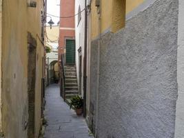 riomaggiore cinque terre pittoresk dorp foto