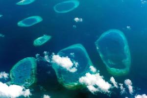 Maldiven antenne visie landschap panorama foto