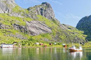 lofoten eiland Noorwegen fjord visie foto