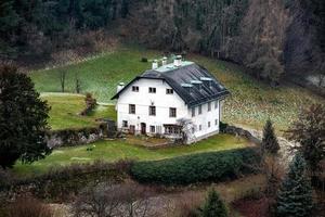 Salzburg kasteel visie landschap panorama foto