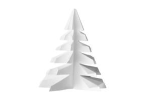 6959 wit Kerstmis boom geïsoleerd Aan een transparant achtergrond foto