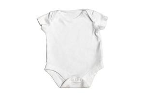 4271 wit baby kleding geïsoleerd Aan een transparant achtergrond foto