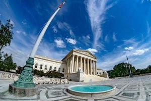 opperste rechtbank gebouw in Washington dc detail foto