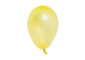 2515 geel ballonnen geïsoleerd Aan een transparant achtergrond foto