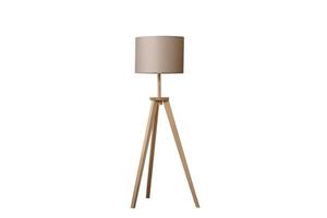 734 beige verdieping lamp geïsoleerd Aan een transparant achtergrond foto