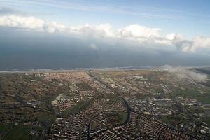 Amsterdam haven kanalen wegen antenne visie panorama foto