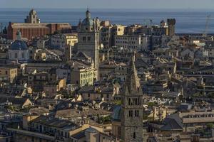Genua uitzicht op de stad van castellet lift foto