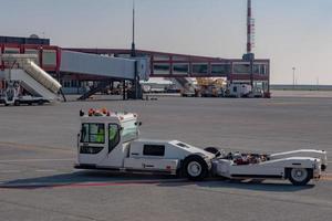 luchthaven onderhoud operatie voertuig foto