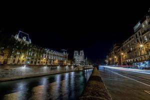 notre lady Parijs nacht visie foto